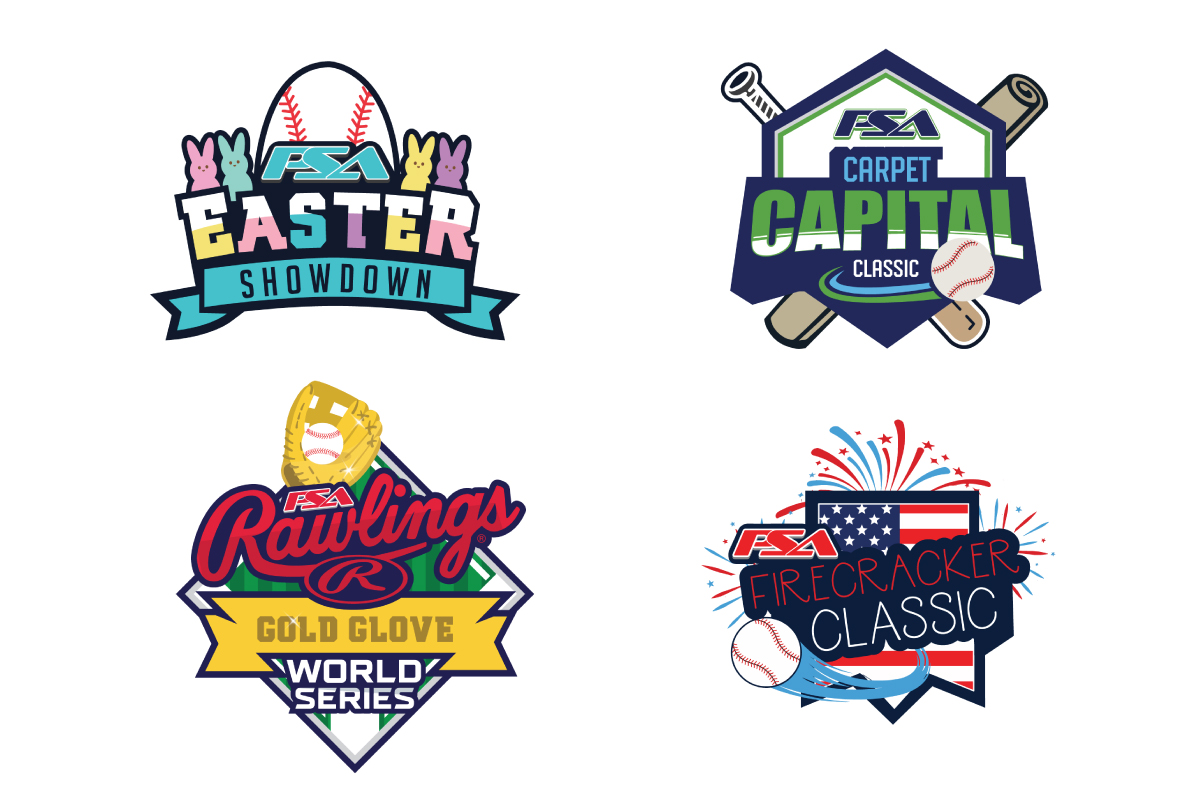 baseball tournament logo design