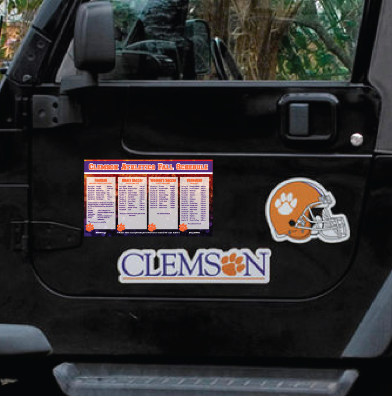 clemson tigers athletic magnet